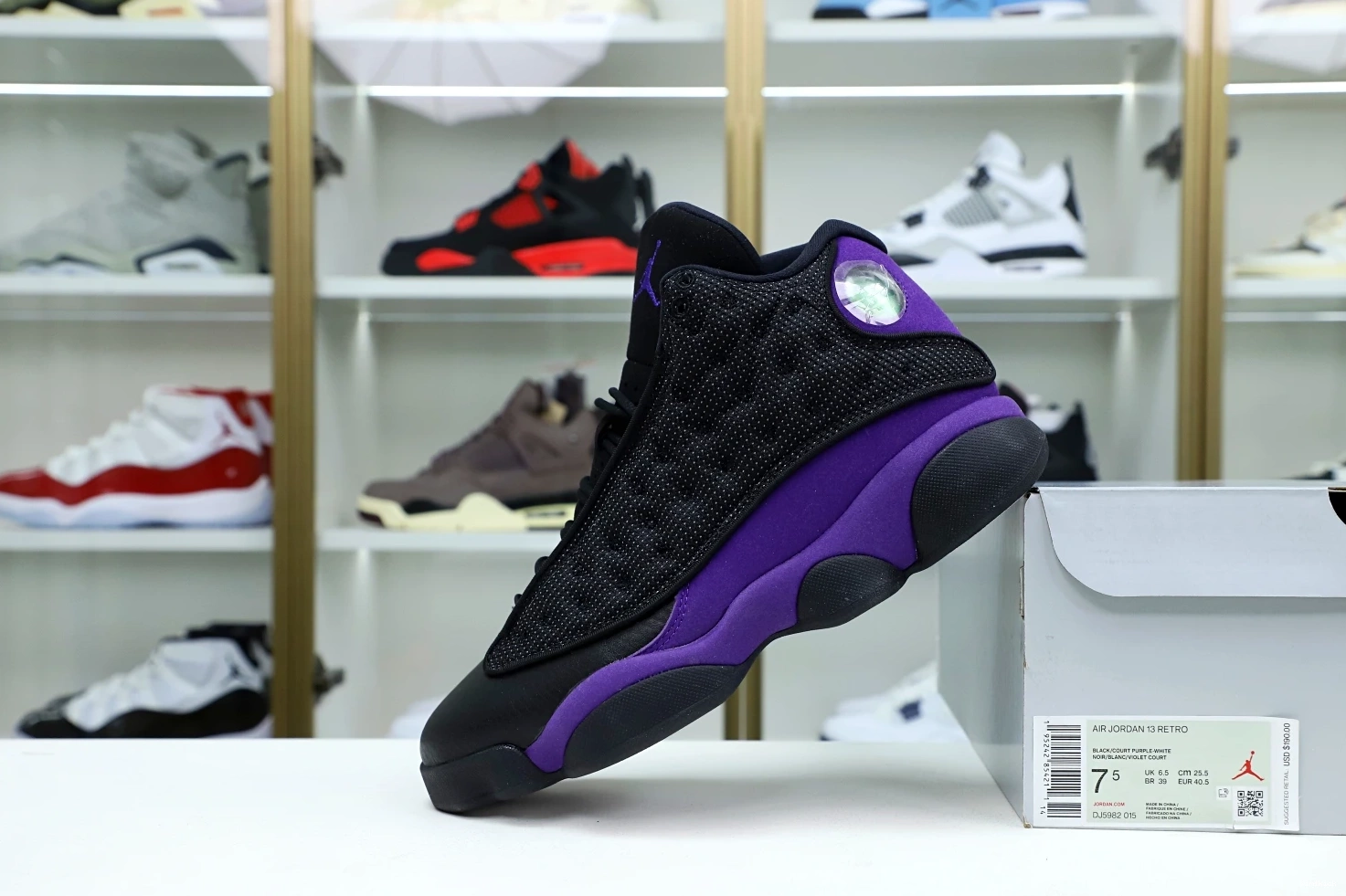 'COURT AIR Kimikick JORDAN AIR RETRO 2009 JORDAN SmartChoice PURPLE' 13 0520